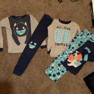 Boys Pajama Lot Size 7-8
